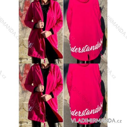 Cardigan bavlněný dlouhý rukáv dámský (S/M ONE SIZE) ITALSKÁ MÓDA IMP22LM11250