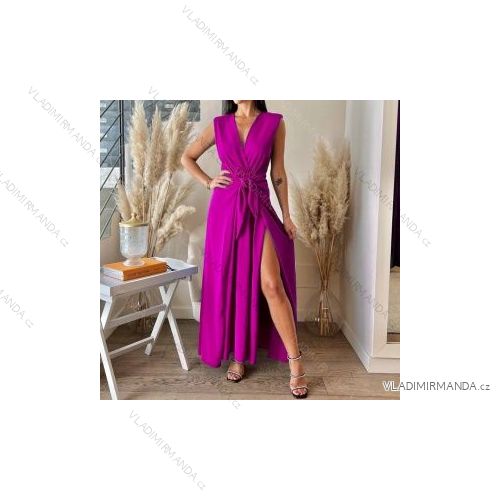 Šaty letní na ramínka dámské (S/M ONE SIZE) ITALSKÁ MÓDA IMPBB22B21841