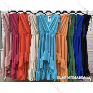 Langes, ärmelloses Sommerkleid für Frauen (Einheitsgröße S/M) ITALIAN FASHION IMWOP22OP0500