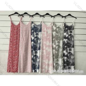 Langes trägerloses Sommerkleid für Damen (S/M ONE SIZE) ITALIAN FASHION IMWYT22YT0378