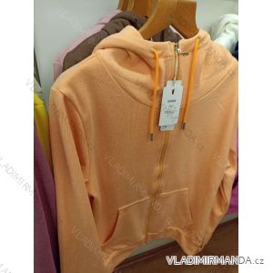 Langärmliges warmes Damen-Sweatshirt mit Reißverschluss und Kapuze (M-2XL) BENTER BES2223552