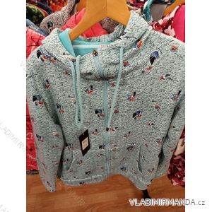 Langärmeliges, warmes Sweatshirt mit Reißverschluss und Kapuze für Damen (M-2XL) BENTER BES2246021