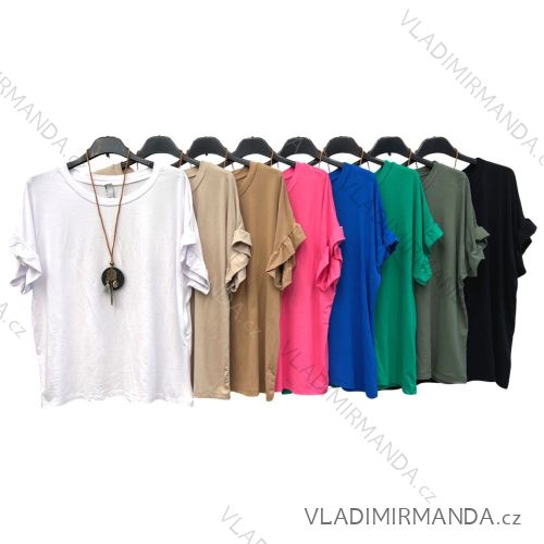 Kurzarm-Tunika mit Anhänger für Damen (S/M ONE SIZE) ITALIAN FASHION IMPLM2217885T2