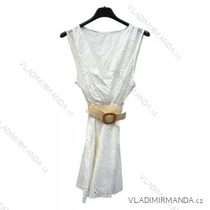 Sommerkleid aus Spitze mit Riemchen für Damen (Einheitsgröße S/M) ITALIAN FASHION IMPLM221894