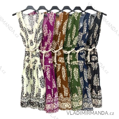 Ärmelloses Sommerkleid für Damen (Einheitsgröße S/M) ITALIAN FASHION IMPLM221555
