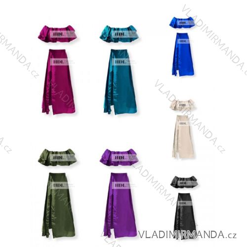 Šaty letní na ramínka dámské (S/M ONE SIZE) ITALSKÁ MÓDA IMPBB22B21841