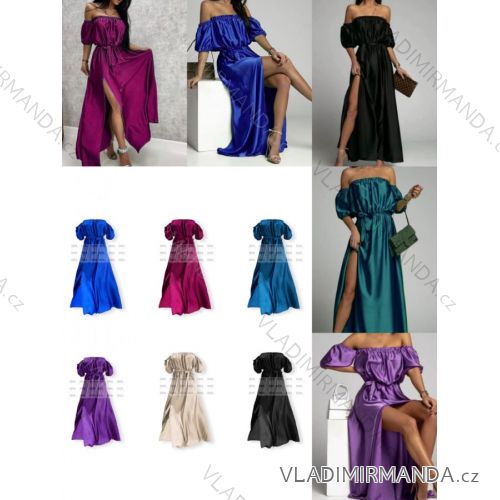 Langes Carmen-Sommerkleid für Damen (Einheitsgröße S/M) ITALIAN FASHION IMPHD2275253