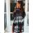 Damen Robe Tunika Cover Over Bademode (S/M ONE SIZE) ITALIAN FASHION IMWB222854