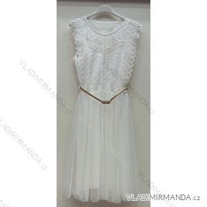Ärmelloses Sommerkleid aus Spitze für Damen (Einheitsgröße S/M) ITALIAN FASHION IMWB22090