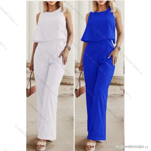 Elegantes Sommerhosen-Set und Damenoberteil (S / M ONE SIZE) ITALIAN FASHION IMWG221626