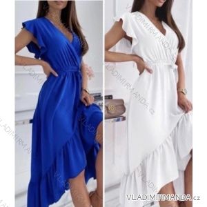 Langes, elegantes, ärmelloses Damenkleid (Einheitsgröße S/M) ITALIAN FASHION IMWB22126