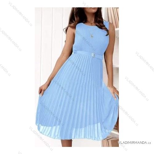 Ärmelloses Sommerkleid für Damen (S / M ONE SIZE) ITALIAN FASHION IMWB22045