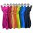 Šaty letní na ramínka dámské (S/M ONE SIZE) ITALSKÁ MÓDA IMPBB22B21841