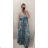 Šaty letní na ramínka dámské (S/M ONE SIZE) ITALSKÁ MÓDA IMPBB22B21841 L / XL Farbe auf dem Modell