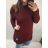 Strickkleid a-Pullover Extended Long Sleeve Damen Plus Size (XL / 2XL ONE SIZE) ITALIAN FASHION IM4212261 Smaragd xl/2xl one size