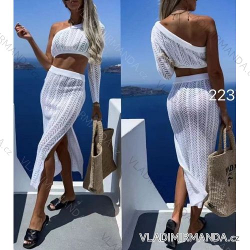 Set aus Sommertop und Shorts für Damen (S / M ONE SIZE) ITALIAN FASHION IMWA222447