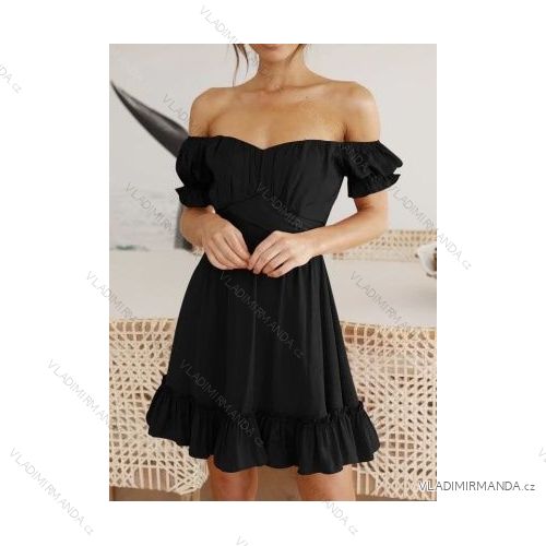 Šaty letní na ramínka dámské (S/M ONE SIZE) ITALSKÁ MÓDA IMPBB22B21841