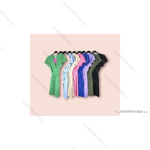 Šaty letní na ramínka dámské (S/M ONE SIZE) ITALSKÁ MÓDA IMPBB22B21841