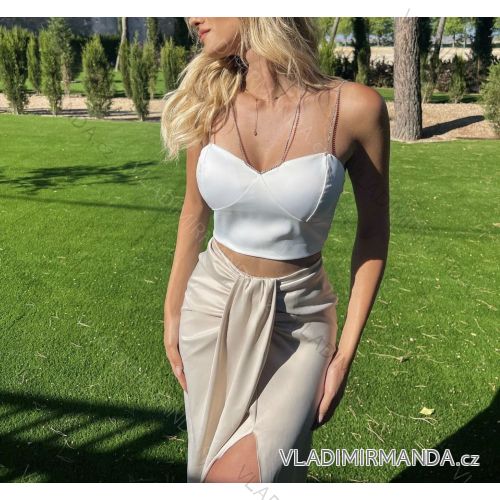 Šaty letní na ramínka dámské (S/M ONE SIZE) ITALSKÁ MÓDA IMPBB22B21841