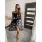 Damen-Sommerkleid Carmen schulterfrei (S/M/L ONE SIZE) ITALIAN FASHION IMM22UN5368 schwarz S/M