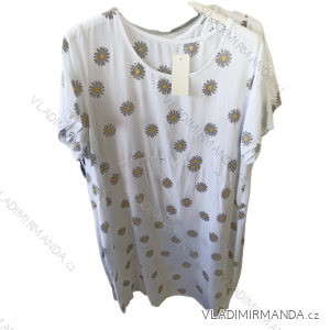 Kurzärmliges Sommerkleid für Damen (L/XL/2XL ONE SIZE) ITALIAN FASHION IM722254