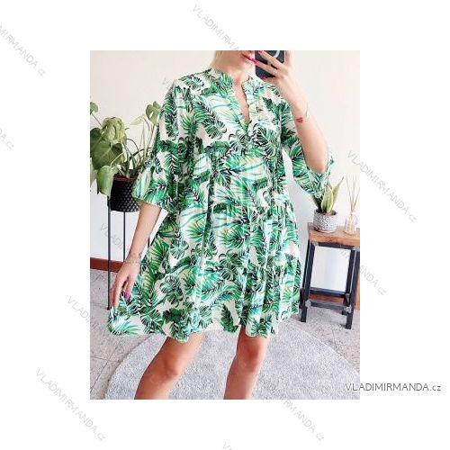 Šaty letní na ramínka dámské (S/M ONE SIZE) ITALSKÁ MÓDA IMPBB22B21841