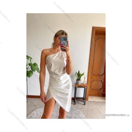 Šaty letní na ramínka dámské (S/M ONE SIZE) ITALSKÁ MÓDA IMPBB22B21841