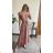 Šaty letní na ramínka dámské (S/M ONE SIZE) ITALSKÁ MÓDA IMPBB22B21841