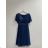 šaty plesové elegantní společenské krátký rukáv dámské (L/XL ONE SIZE) ITALSKÁ MÓDA IMM22689