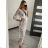 Kleid mit Knöpfen und geknöpften Damen (uni s-m) ITALIAN FASHION IM2203948