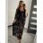Kleid mit Knöpfen und geknöpften Damen (uni s-m) ITALIAN FASHION IM2203948