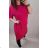 Klassisches warmes Langarmkleid Damen (M / L ONE SIZE) ITALIAN FASHION IM42111803