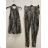 Sommer Tunika Kurzarm und lang gestreiften Rock Frauen (uni xs-m) ITALIENISCHE MODE IM119426