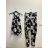 Sommer Tunika Kurzarm und lang gestreiften Rock Frauen (uni xs-m) ITALIENISCHE MODE IM119426
