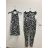 Sommer Tunika Kurzarm und lang gestreiften Rock Frauen (uni xs-m) ITALIENISCHE MODE IM119426