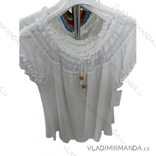 Kurzes ärmelloses Sommerkleid für Damen (XL / 2XL ONE SIZE) ITALIAN FASHION IM722111