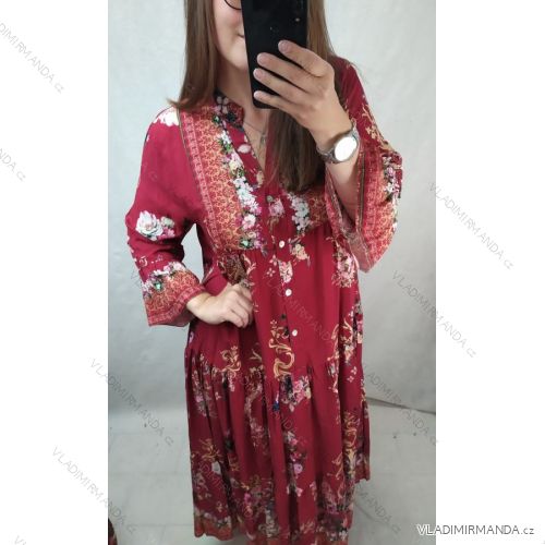 Hemd Langarm Kleid Frauen (S-L) ITALIAN FASHION IMF22BLUE