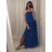 Langes ausgestelltes Damenkleid Carmen Shoulders (S / M ONE SIZE) ITALIAN FASHION IMWA221622