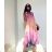 Langes, ärmelloses Sommerkleid für Frauen (Einheitsgröße S/M) ITALIAN FASHION IMPLM222294