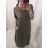 Langes Maxi-Sommer-Casual-Kurzarm-Damenkleid aus Viskose (L/XL/2XL/3XL EINHEITSGRÖSSE) ITALIAN FASHION IMD22382/DR - Fuchsia Pink - 2XL/3XL