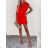 Overall Sommer kurz elegant Kurzarm Damen (S / M ONE SIZE) ITALIAN FASHION IMD22498 weiß S/M