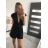 Overall Sommer kurz elegant Kurzarm Damen (S / M ONE SIZE) ITALIAN FASHION IMD22498 weiß S/M