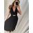 Langes ärmelloses Sommerkleid für Damen (S/M ONE SIZE) ITALIAN FASHION IMPHD223209-1