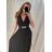 Langes ärmelloses Sommerkleid für Damen (S/M ONE SIZE) ITALIAN FASHION IMPHD223209-1