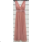 Langes Partykleid für Damen mit Trägern (S/M EINHEITSGRÖSSE) ITALIAN FASHION IMPSH243677 Beige S/M