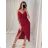 Šaty letní na ramínka dámské (S/M ONE SIZE) ITALSKÁ MÓDA IMPBB22B21841 altrosa S/M