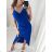 Šaty letní na ramínka dámské (S/M ONE SIZE) ITALSKÁ MÓDA IMPBB22B21841 altrosa S/M