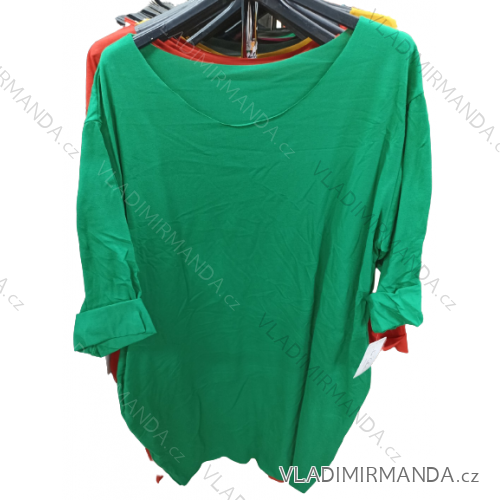 Klassisches langärmliges Damenkleid (S/M/L ONE SIZE) ITALIAN FASHION IM322199