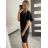 Kurzarm-Sommerkleid für Damen (S / M ONE SIZE) ITALIAN FASHION IMWOP22OP028