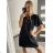 Kurzarm-Sommerkleid für Damen (S / M ONE SIZE) ITALIAN FASHION IMWOP22OP028